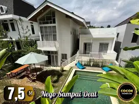 JUAL RUMAH VILLA KOLAM RENANG KAWASAN RESORT DAGO PAKAR BANDUNG UTARA