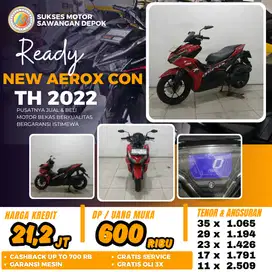 PROMO DP 600 YAMAHA NEW AEROX CON TH 2022 UNIT ISTIMEWA BERGARANSI