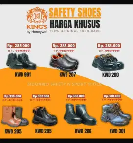 Sepatu Safety Shoes King's