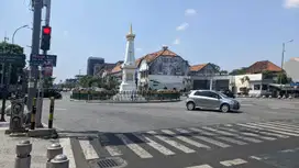10 MENIT TUGU: Tanah Jl Wates Km 4 Prospek Villa Homestay Jogja