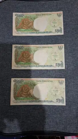 Uang kertas monyet 500 perak