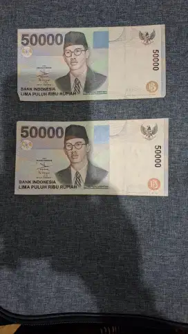 Uang 50 ribu jadul