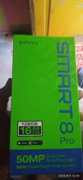 Jual hp infinik Smart 8 Pro Ram 8/124 fullset no minus pemakain baru 2