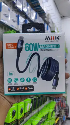 KABEL DATA TYPE-C TO TYPE-C M2K MCC60W