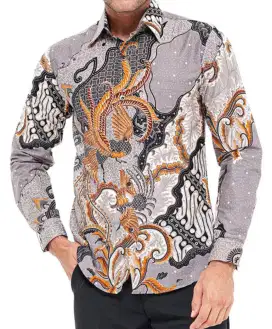 Jual batik lengan panjang merek Rianty.