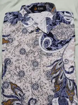 Jual batik lengan pendek, merek My Aksa.