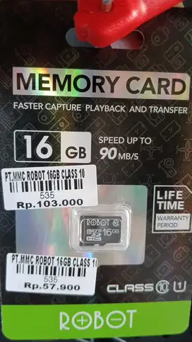 PT.MMC ROBOT 16GB CLASS 10
