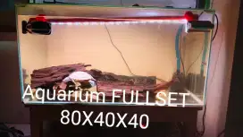 akuarium 80x40x40 Fullset