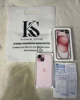 iPhone 15 Basic 128GB iBox fullset Likenew banget