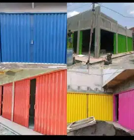 Folding gate rolling door