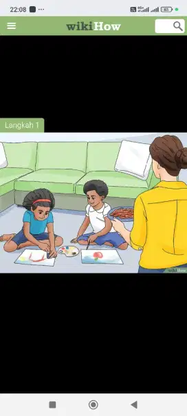 Cari art dan momong