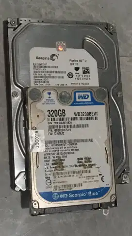 Hardisk hdd harddisk 500gb 320gb bukan 1tb