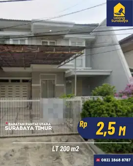 Rumah Surabaya  Babatan Pantai Utara
