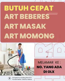 Loker ART Non Muslim Tidak Takut Anjing Untuk Di Jakarta