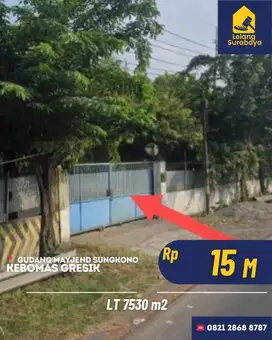 Gudang  Ex. Pabrik Gresik  Mayjend Sungkono, Kebomas
