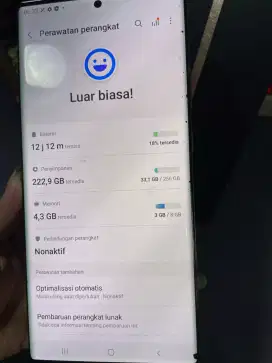SAMSUNG NOTE  NOTE 20 ULTRA RAM 8/256GB ORIGINAL SEIN NORMAL
