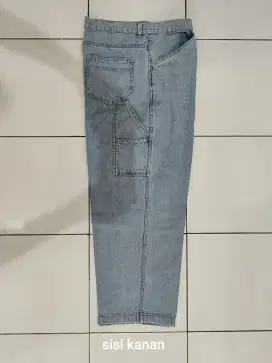 Celana lurus wanita 7/8