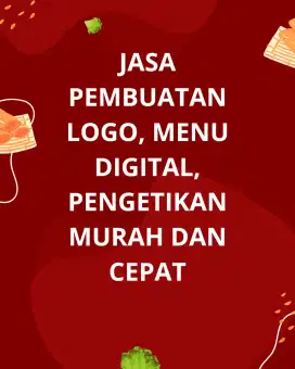 Pembuatan logo, pamflet digital, pengetikan murah dan cepat