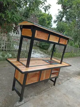 Gerobak Angkringan Bakso Mie Ayam PeceL Bubur Sate Martabak Ronde dlL