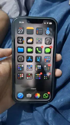 iphone 13 128gb black resmi likenew fullset