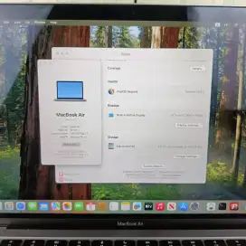 Macbook Air M1 Ram 16 Ssd 512
Layar 13 inch Full set Space Grey buat