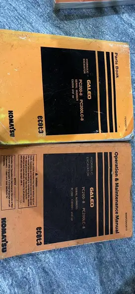 Menjual manual book komatsy