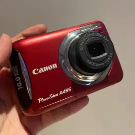 DIGITAL CAMERA / DIGICAM CANON POWERSHOT A495 RED