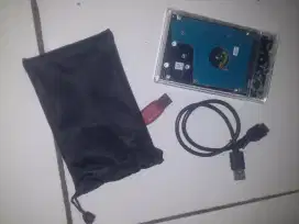 Hard Disk Slim Transparan 1 Tb