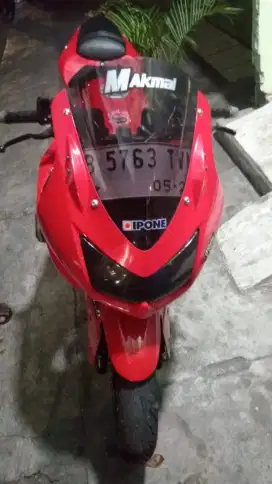ninja 250 th 2009 karbu mesin sehat bagus cat orisinil