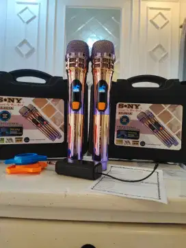 MIC WIRELESS SONY SEPASANG SUDAH DILENGKAPI BOXNYA
