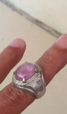 Batu Rubi Burma titanium