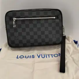 Louis Vuitton LV kasai mens pouch clutch pria hand bag tas