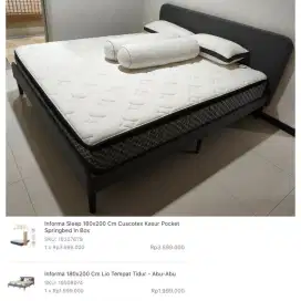 Springbed, kasur, ranjang