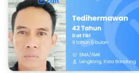 Malam saya llagi mencari pekerjan..pengalaman ada sim C/Sim A.ada