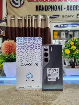 Tecno Camon 40 Ram 8+8Gb/ 256Gb Fullset Ori 100 % Pemakaian 1 Bulan