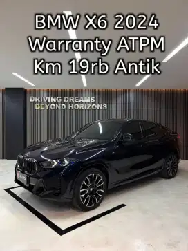 BMW X6 2024 Hitam New Profile ID-8 Km19rb Nik 2023 B888ELQ