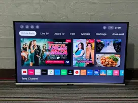 Smart tv coocaa / android tv coocaa 32 inch mulus seperti baru