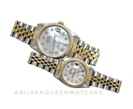 Promo Rolex Sepasang MOP diamond