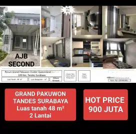 Rumah 2 lantai Grand Pakuwon Tandes Surabaya 900jt-an