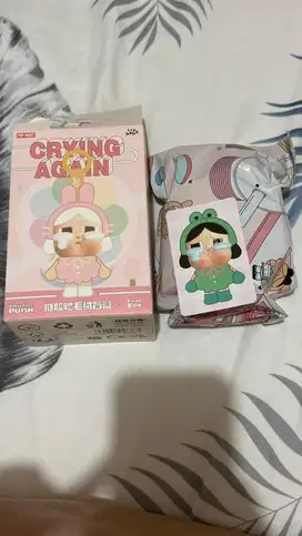 Crybaby Crying Again asli Pop Mart