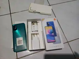 Redmi note 10 5G ram 8/128 gb second fullset ori