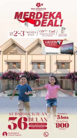 Rumah 2 lantai full furnished bisa KPR area Pamulang