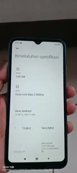 Redmi 9a.  3/32. Mnus retak kya di fto norml smua