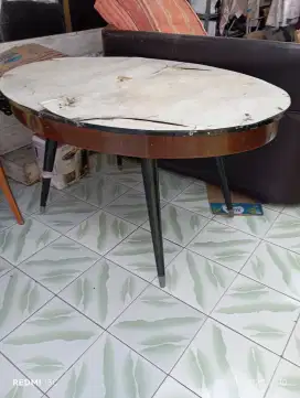Meja makan kayu jati plus 4 kursi