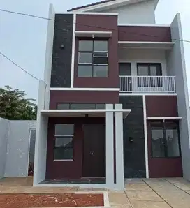 Rumah Nyaman Minimalis Modern Pinggir Jalan Raya Utama, Cikarang