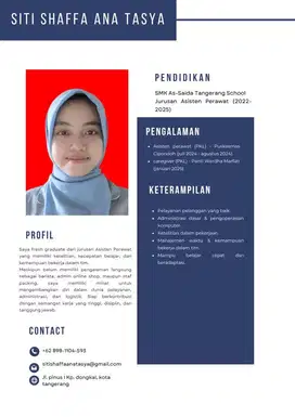 cari kerja posisi barista, admin olshop, staf packing