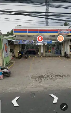 Dijual lahan tersewa indomaret