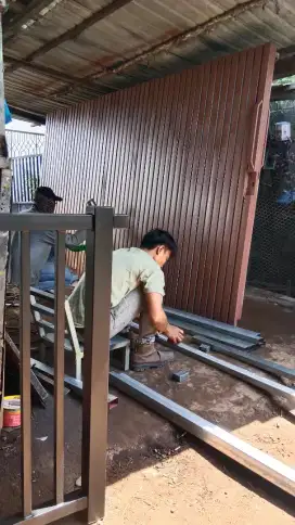 Bengkel las pembuatan pagar kanopi tralis pintu