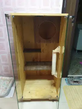 Kandang kucing full kayu jati belanda