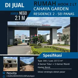 1 Unit HOOK Rumah 2 Lantai Cahaya Garden Residence 2 - Sei Panas